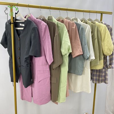 Quality Mixed Colors Second Hand Fashion Short Coat Suit for Fall Spring Wholesale factory