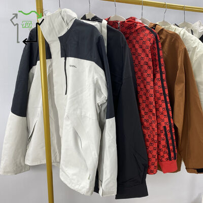 Quality Second Hand Interchange Jacket Mixed Bales Windproof Nylon Mountaineering Clothes factory